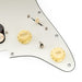 musiclily pro se st hh omha pre wired pickguard with alnico 5 humbuckers mini toggle switch for strat style electric guitar mx3436p, Zebra