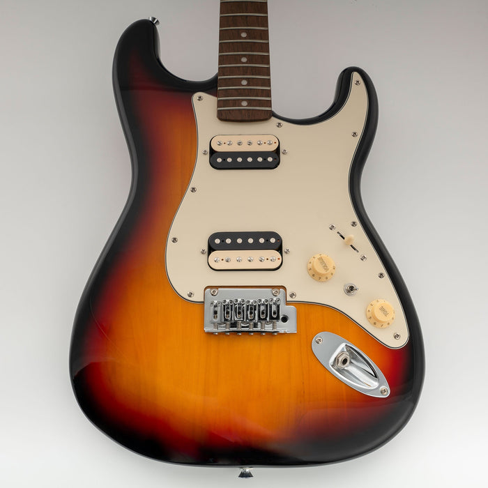 Golpeador precableado Musiclily Pro-SE ST-HH-OMHA con humbuckers Alnico 5 y miniinterruptor para guitarra eléctrica estilo Stratocaster.