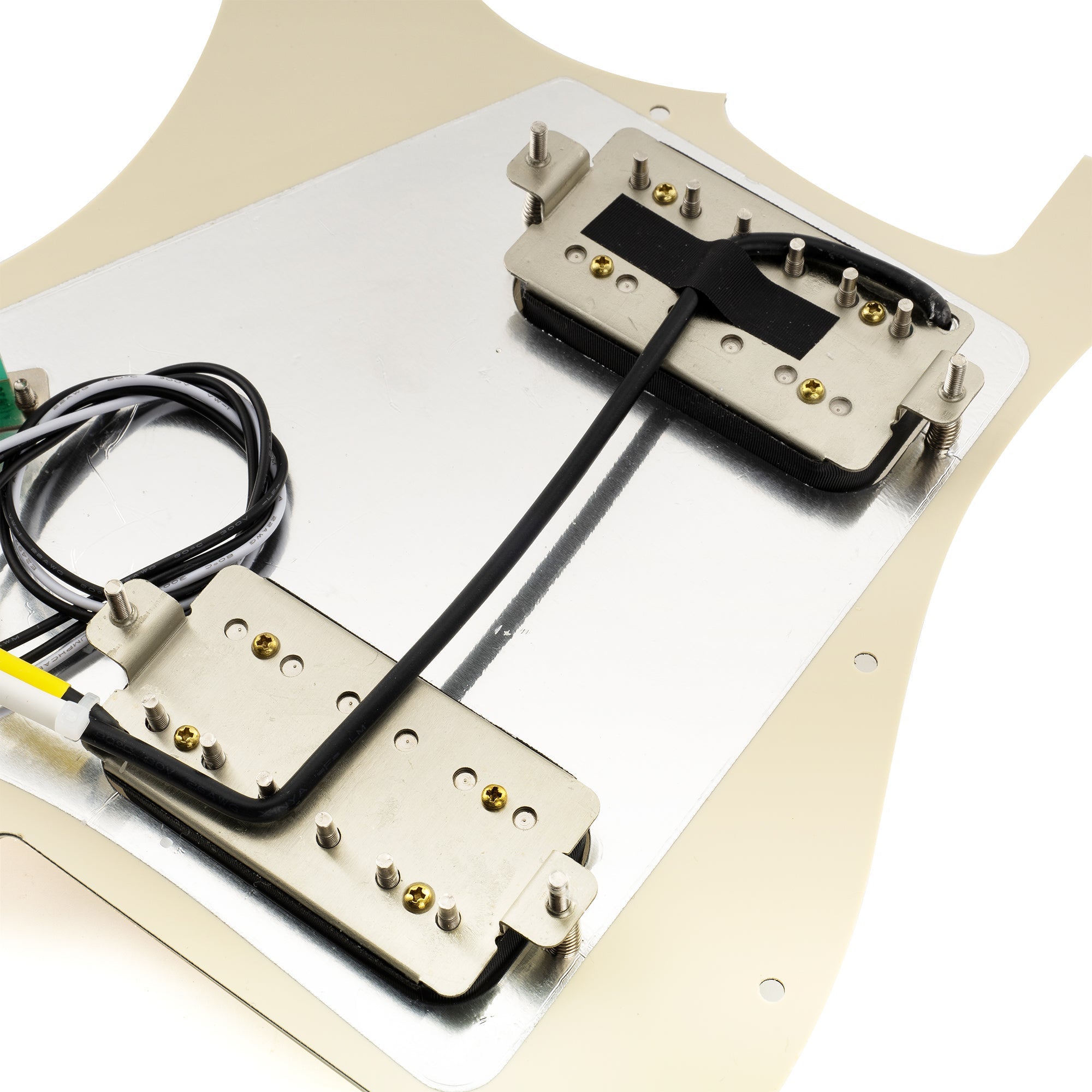 Musiclily Pro-SE ST-HH-OMHA Pre-wired Pickguard with Alnico 5 Humbuckers Mini Toggle Switch for Strat Style Electric Guitar