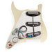 Part of musiclily pro se st dpha pre wired sss pickguard with alnico 5 mini rail humbucker for strat style electric guitar