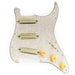 musiclily pro se st dpha pre wired sss pickguard with alnico 5 mini rail humbucker for strat style electric guitar