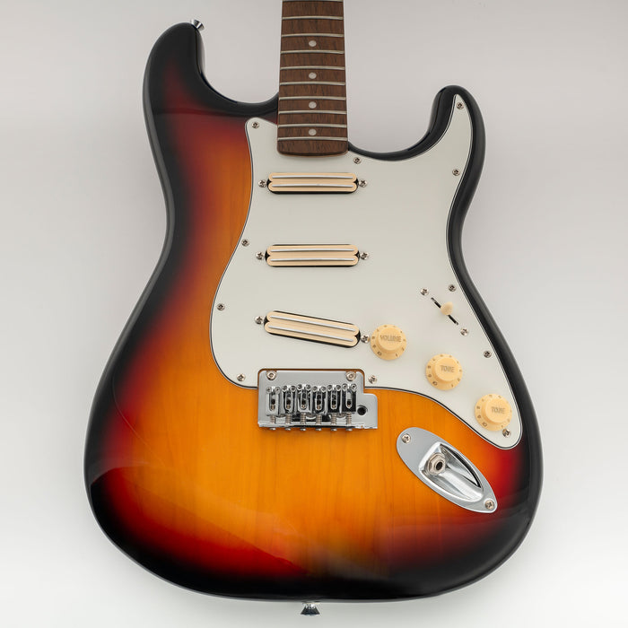 Musiclily Pro-SE ST-DPHA Pickguard SSS pré-câblé avec micro humbucker Alnico 5 Mini Rail pour guitare électrique de style Strat