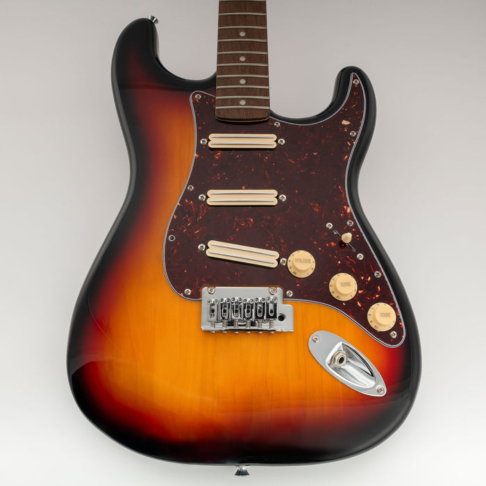 Musiclily Pro-SE ST-DPHA Pickguard SSS pré-câblé avec micro humbucker Alnico 5 Mini Rail pour guitare électrique de style Strat