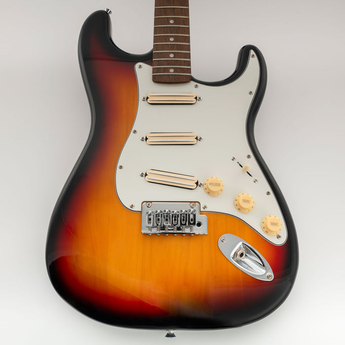 Musiclily Pro-SE ST-DPHC vorgesoldertes SSS-Pickguard mit keramischem Mini Rail Humbucker für Elektrogitarren im Strat-Style