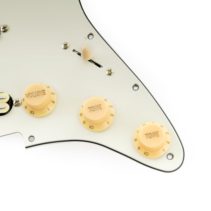 Golpeador Musiclily Pro-SE ST-DPHC SSS precableado con humbucker de mini riel cerámico para guitarra eléctrica estilo Strat