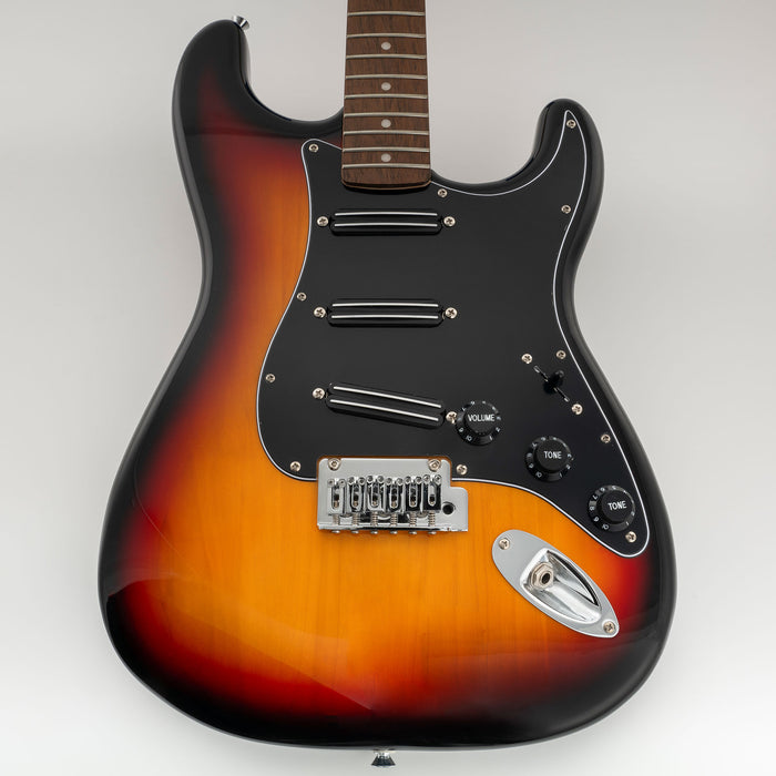 Musiclily Pro-SE ST-DPHC vorgesoldertes SSS-Pickguard mit keramischem Mini Rail Humbucker für Elektrogitarren im Strat-Style