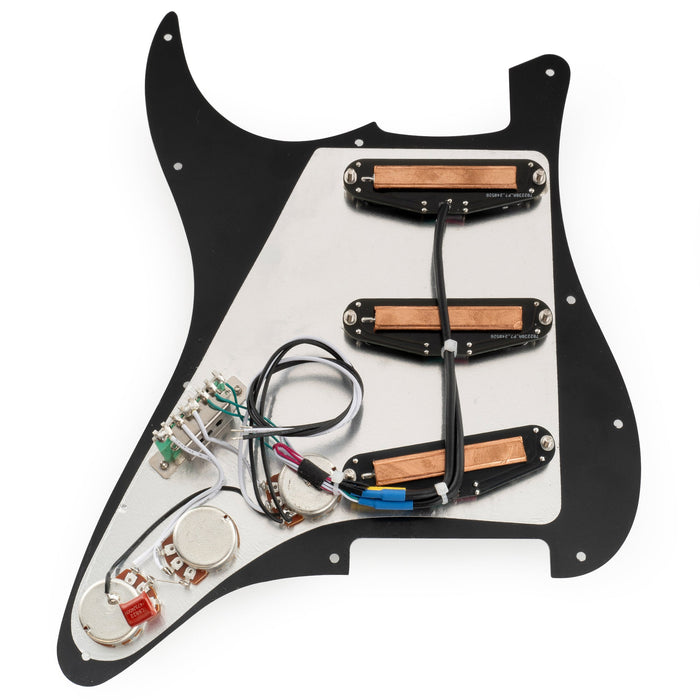 Golpeador Musiclily Pro-SE ST-DPHC SSS precableado con humbucker de mini riel cerámico para guitarra eléctrica estilo Strat