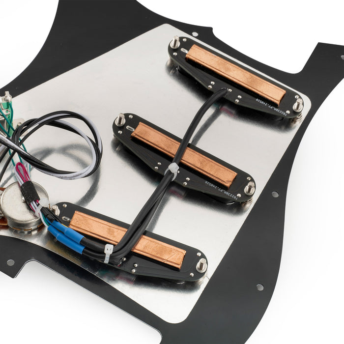 Golpeador Musiclily Pro-SE ST-DPHC SSS precableado con humbucker de mini riel cerámico para guitarra eléctrica estilo Strat