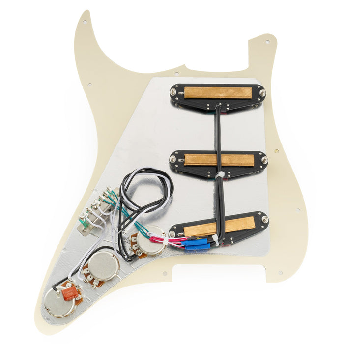 Golpeador Musiclily Pro-SE ST-DPHC SSS precableado con humbucker de mini riel cerámico para guitarra eléctrica estilo Strat