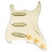 musiclily pro se st dphc pre wired sss pickguard with ceramic mini rail humbucker for strat style electric guitar cream