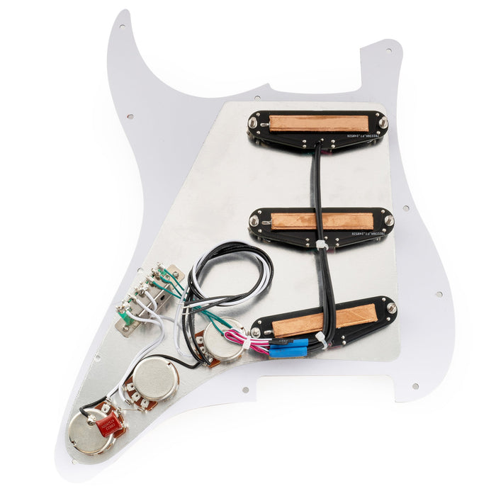 Golpeador Musiclily Pro-SE ST-DPHC SSS precableado con humbucker de mini riel cerámico para guitarra eléctrica estilo Strat