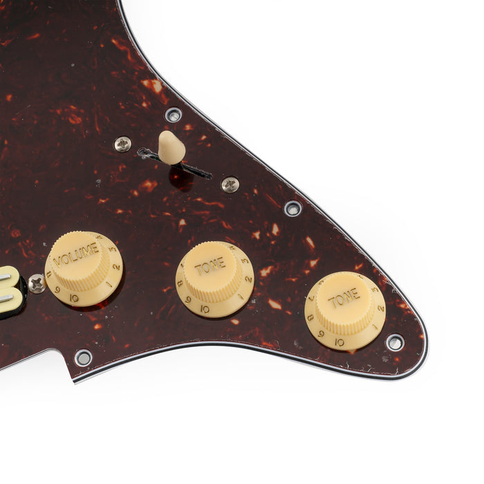 Golpeador Musiclily Pro-SE ST-DPHC SSS precableado con humbucker de mini riel cerámico para guitarra eléctrica estilo Strat