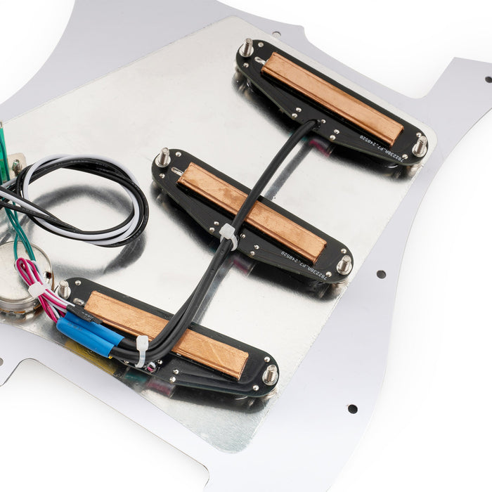 Golpeador Musiclily Pro-SE ST-DPHC SSS precableado con humbucker de mini riel cerámico para guitarra eléctrica estilo Strat