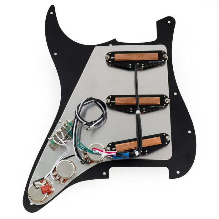 Golpeador Musiclily Pro-SE ST-DPHC SSS precableado con humbucker de mini riel cerámico para guitarra eléctrica estilo Strat