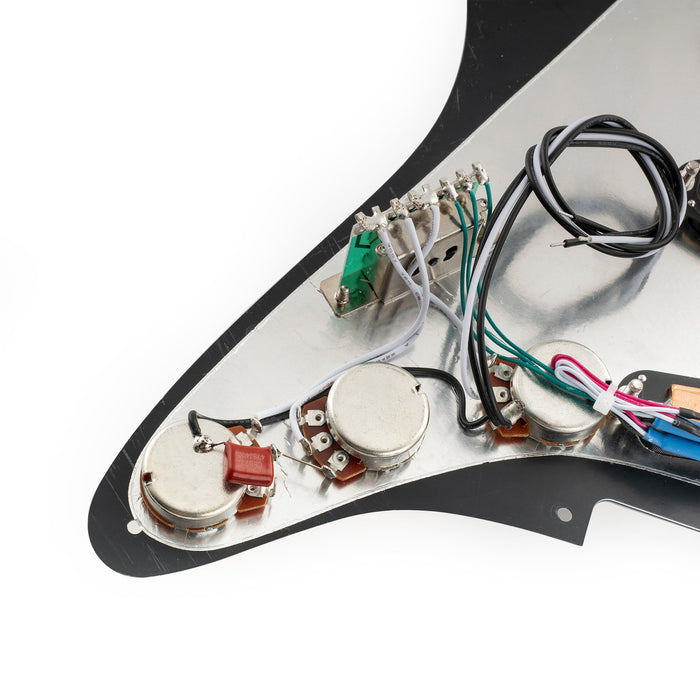 Golpeador Musiclily Pro-SE ST-DPHC SSS precableado con humbucker de mini riel cerámico para guitarra eléctrica estilo Strat