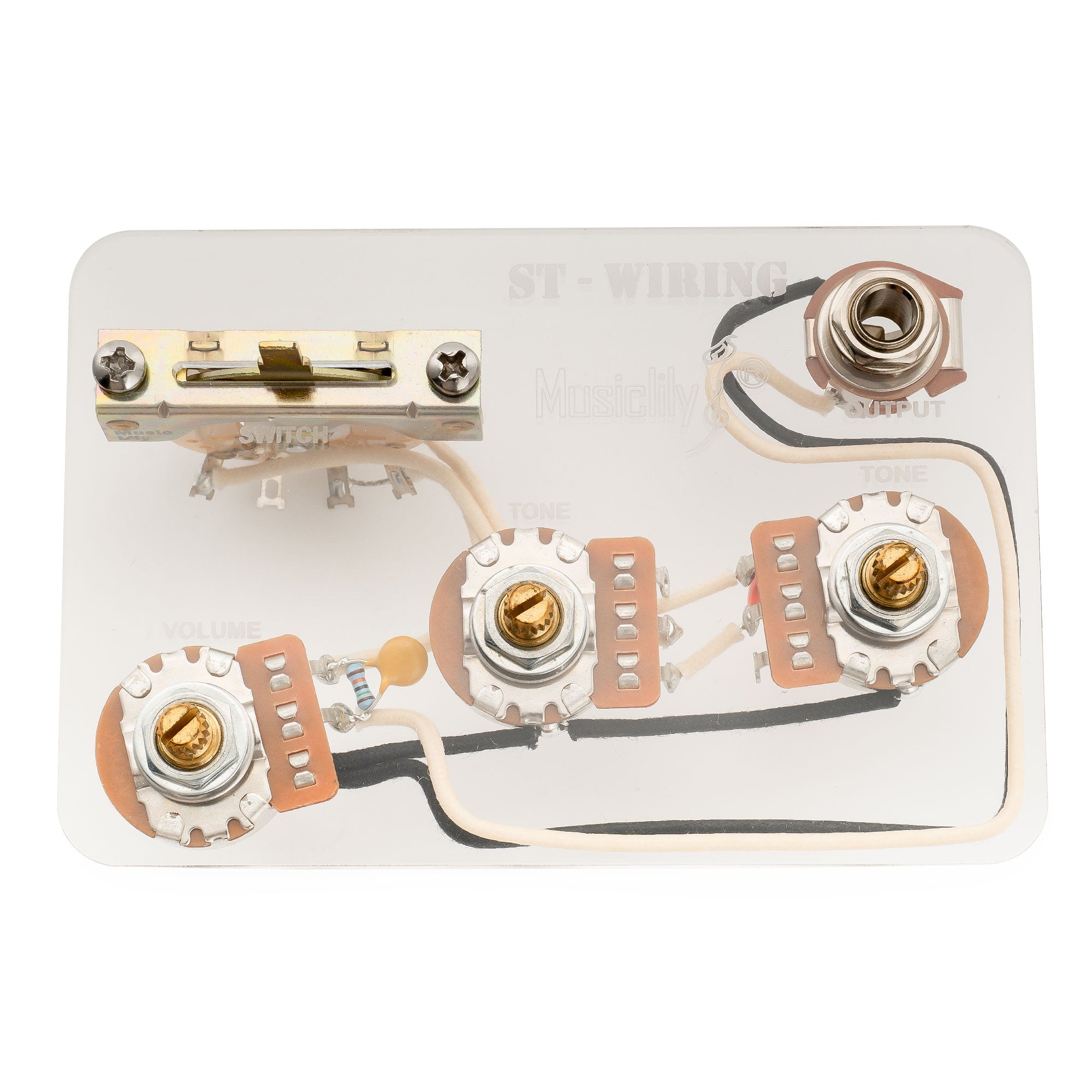 Musiclily Pro Electric Guitar Pre-wired Wiring Harness Upgrade for