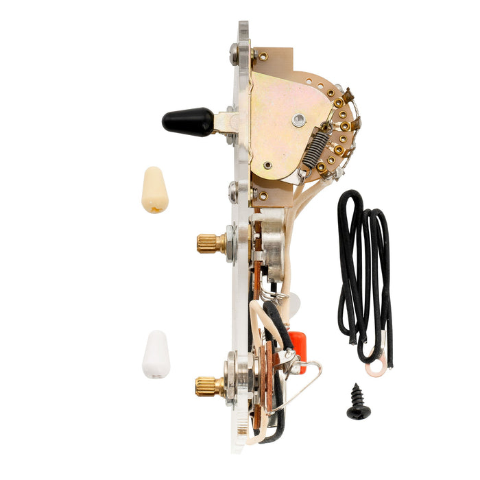 Musiclily Pro Electric Guitar Pre-wired Wiring Harness Upgrade for American Style ST HH with 3-Way Switch and 3A Pots