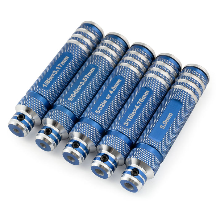 detail of musiclily pro hardened steel 5pcs allen keys hex wrenches set for guitar bass truss rod adjustment mx3470