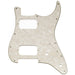 musiclily pro 11 holes st hh guitar pickguard with round corner uncovered humbucker 2 pot layout for fender squier strat style electric guitar mx3481p
