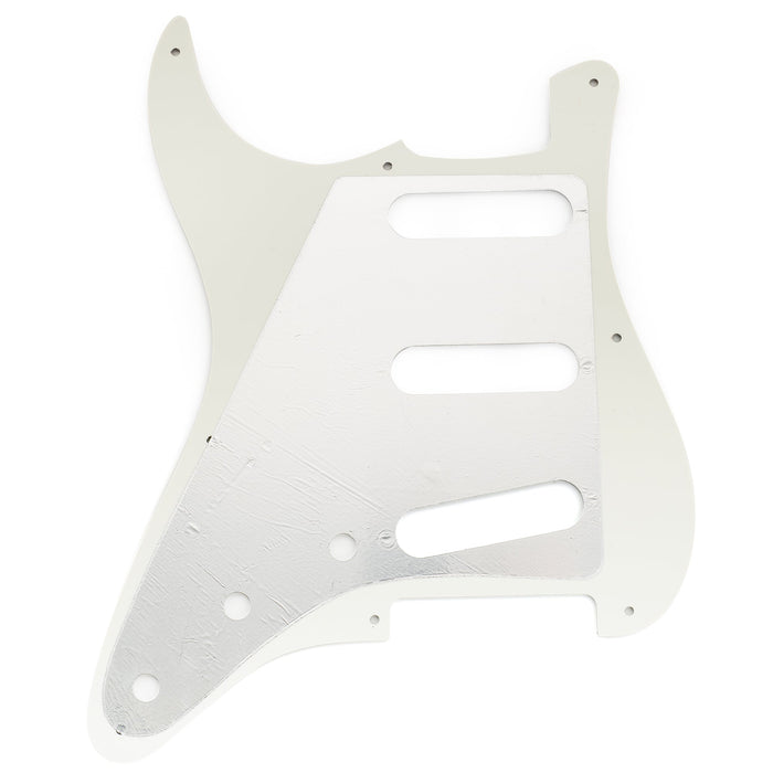 musiclily pro 8 holes st sss pickguard for 2008 2019 china made squier classic vibe sq cv 50s reissue vintage strat style electric guitar mx3485p, black