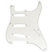musiclily pro 8 holes st sss pickguard for 2008 2019 china made squier classic vibe sq cv 50s reissue vintage strat style electric guitar mx3485p, aged white