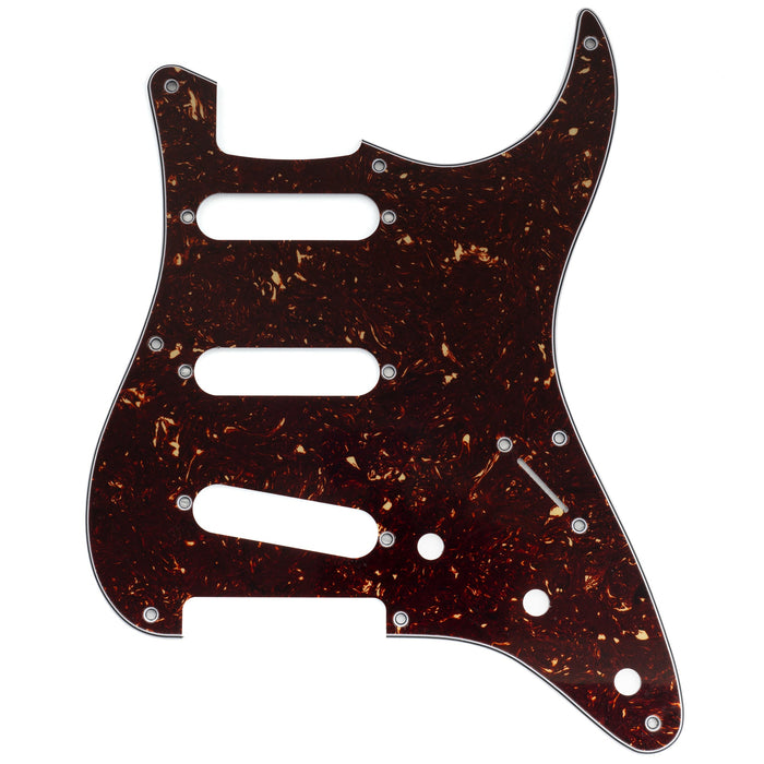 musiclily pro 8 holes st sss pickguard for 2008 2019 china made squier classic vibe sq cv 50s reissue vintage strat style electric guitar mx3485p, tortoise shell