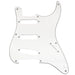 musiclily pro 8 holes st sss pickguard for 2008 2019 china made squier classic vibe sq cv 50s reissue vintage strat style electric guitar mx3485p, white
