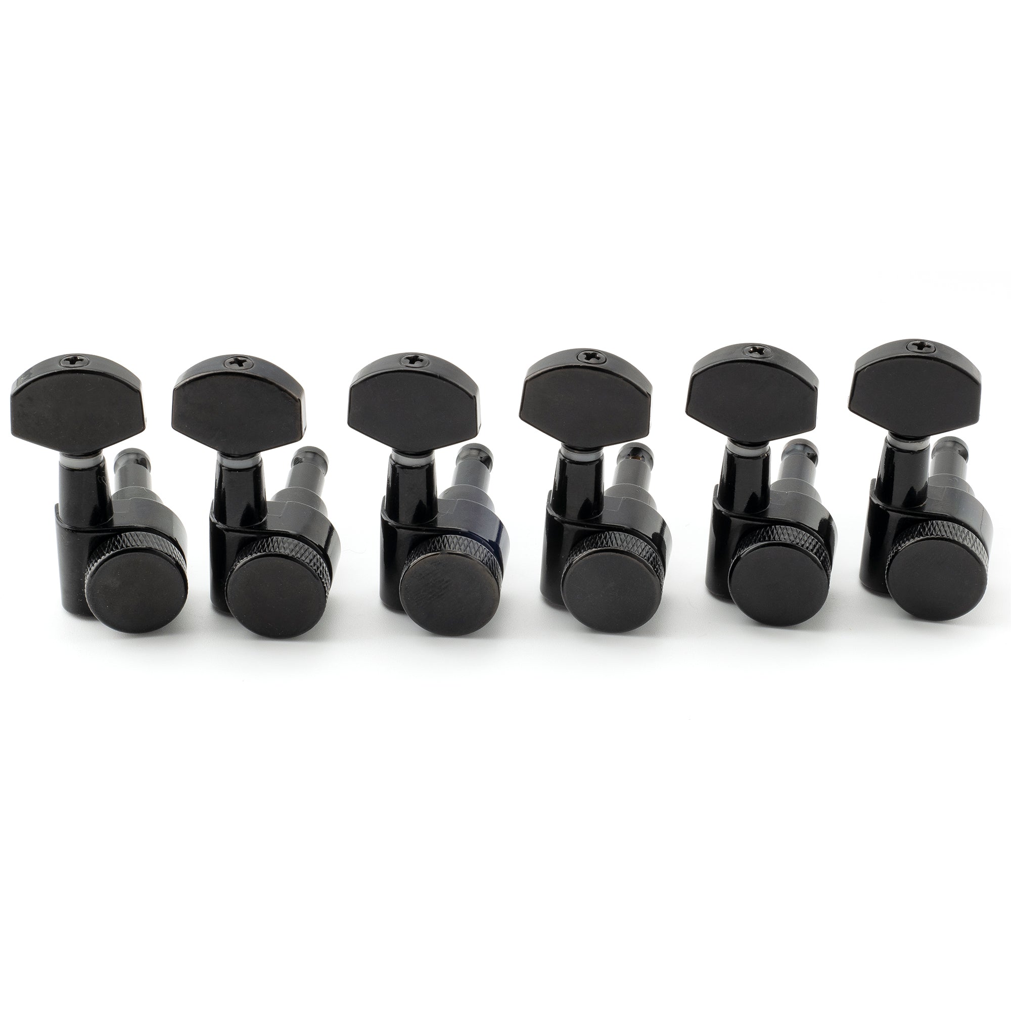 musiclily pro 6 in line 15 1 ratio 2 pin full sealed locking machine heads tuners tuning pegs keys with hex button for sq strat tele style electric guitar mx3491 6p