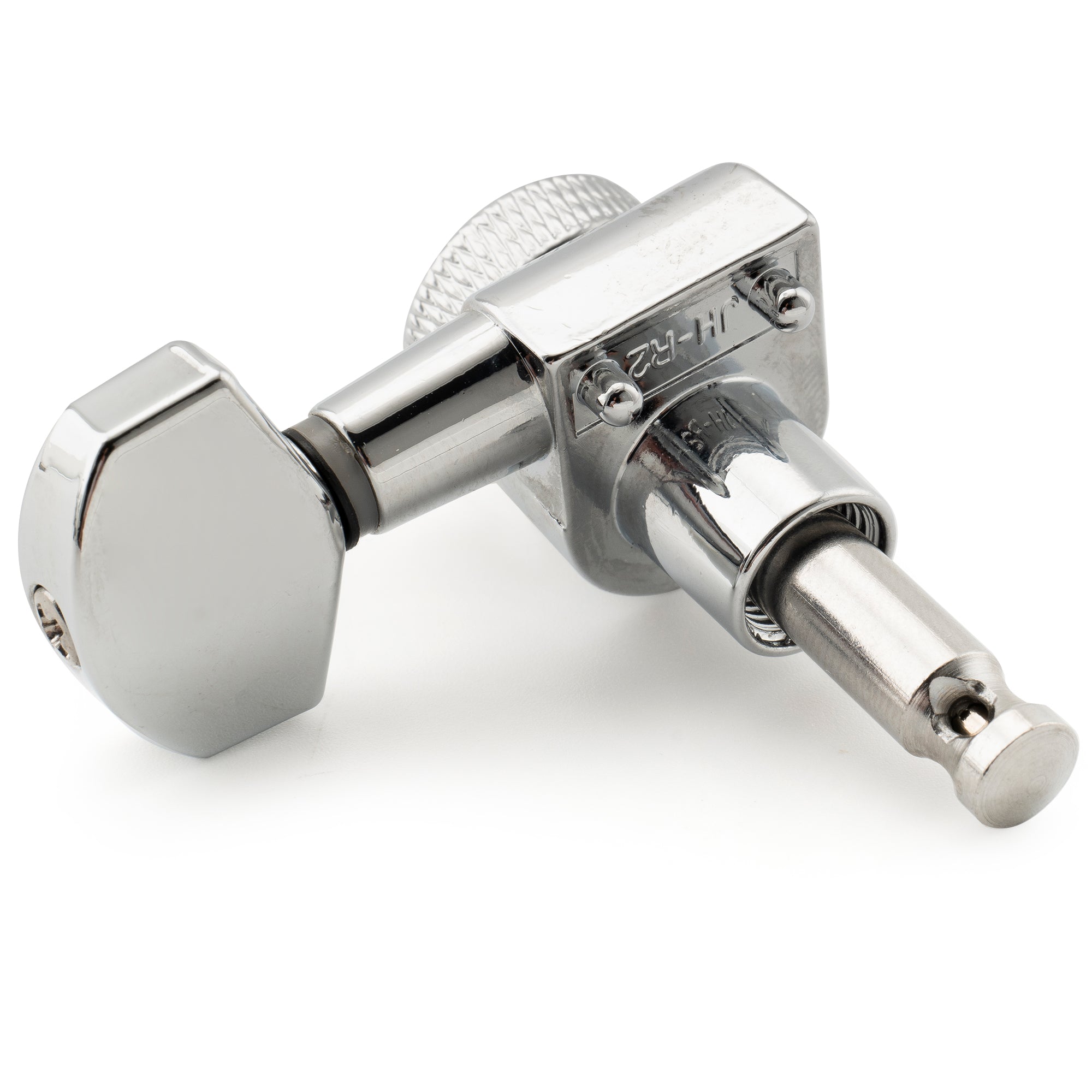 Musiclily Pro R15J-17 mécaniques à 6 en ligne, rapport 15:1, 2 pignons entièrement scellés avec verrouillage, clés de réglage avec bouton hexagonal pour guitare électrique de style SQ Strat Tele