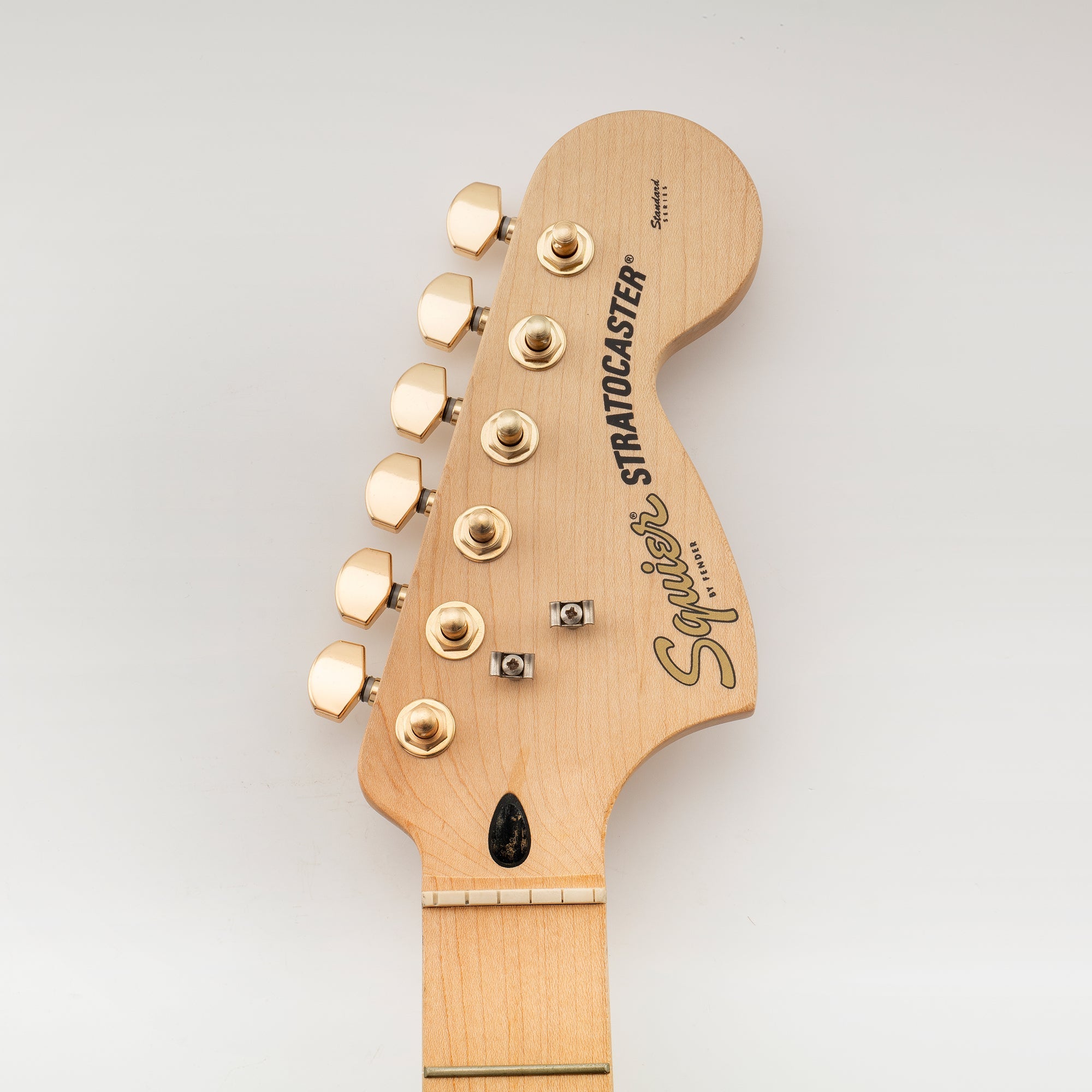 Musiclily Pro R15J-17 mécaniques à 6 en ligne, rapport 15:1, 2 pignons entièrement scellés avec verrouillage, clés de réglage avec bouton hexagonal pour guitare électrique de style SQ Strat Tele