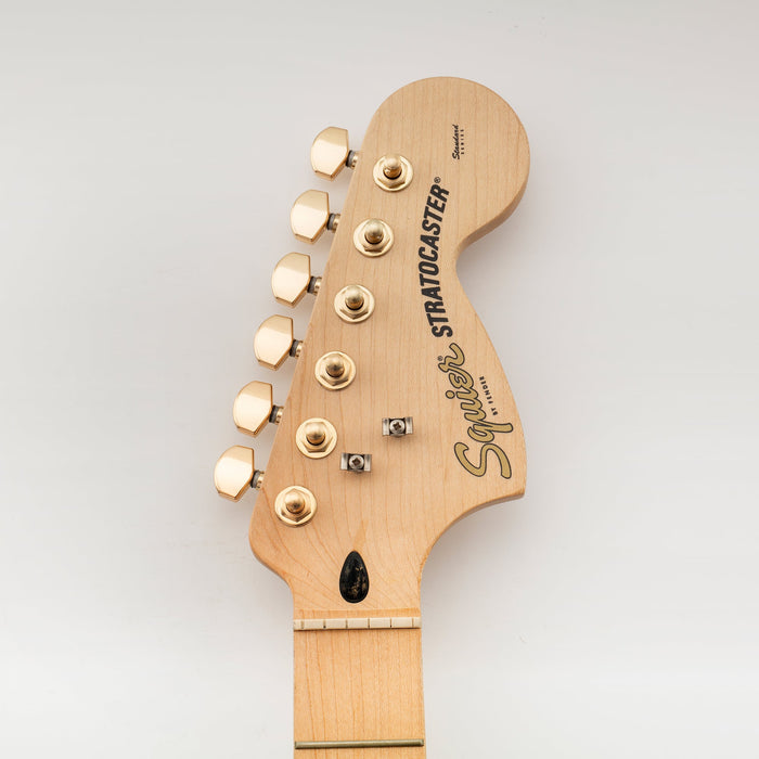 Musiclily Pro R15J Single 15:1 Ratio 2-Pin Full Sealed Locking Machine Head Bass Side Tuner Tuning Peg Key with Hex Button for SQ Strat Tele Style Electric Guitar