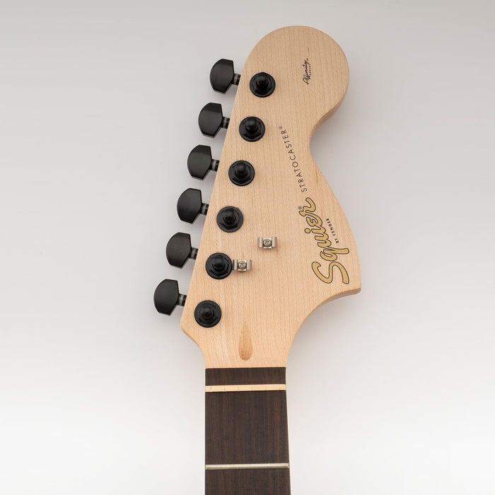 Musiclily Pro Single 15:1 Ratio 1-Pin Full Sealed Locking Machine Head Bass Side Tuner Tuning Peg Key with Hex Button for SQ Strat Tele Style Electric Guitar
