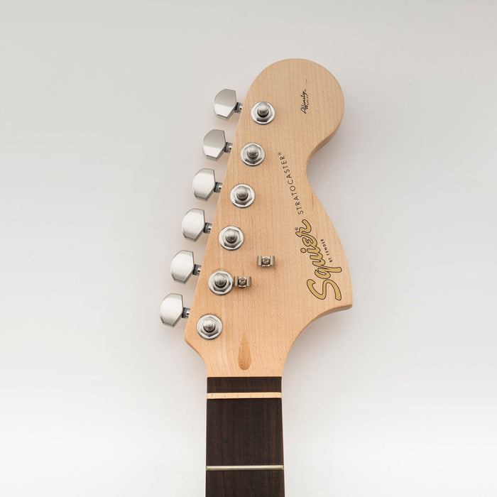 Musiclily Pro R15J Single 15:1 Ratio 1-Pin Full Sealed Locking Machine Head Bass Side Tuner Tuning Peg Key with Hex Button for SQ Strat Tele Style Electric Guitar