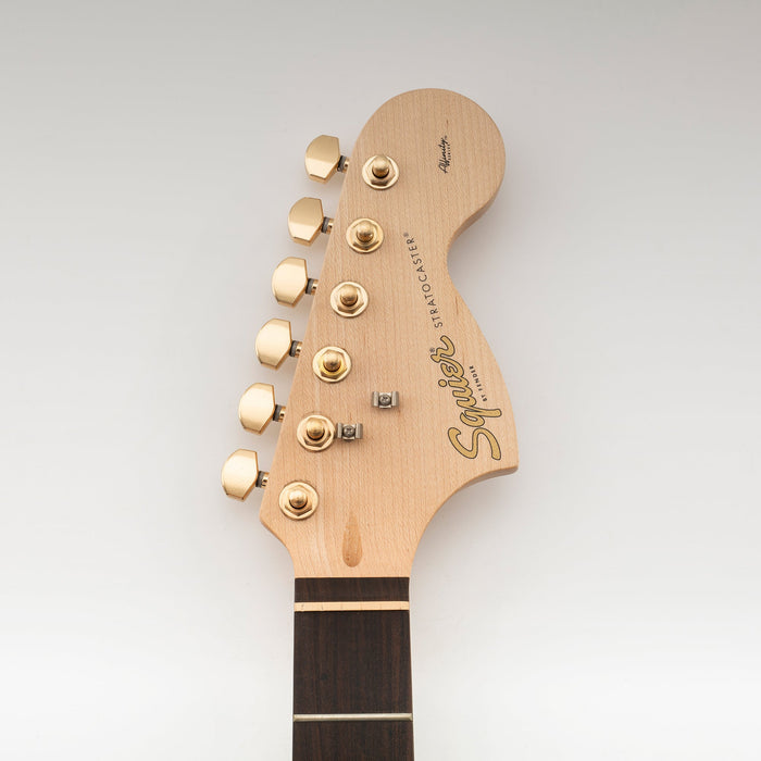 Musiclily Pro R15J Single 15:1 Ratio 1-Pin Full Sealed Locking Machine Head Bass Side Tuner Tuning Peg Key with Hex Button for SQ Strat Tele Style Electric Guitar