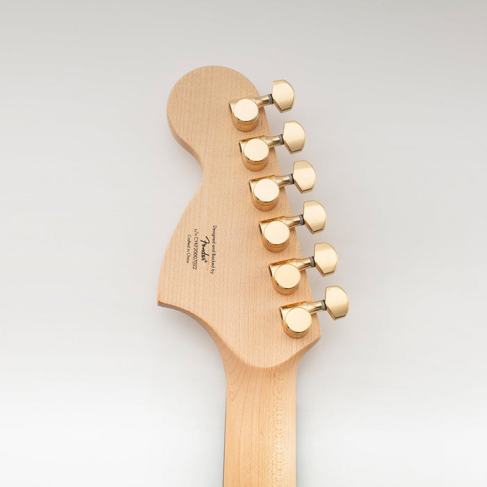 Musiclily Pro R15J Single 15:1 Ratio 1-Pin Full Sealed Locking Machine Head Bass Side Tuner Tuning Peg Key with Hex Button for SQ Strat Tele Style Electric Guitar