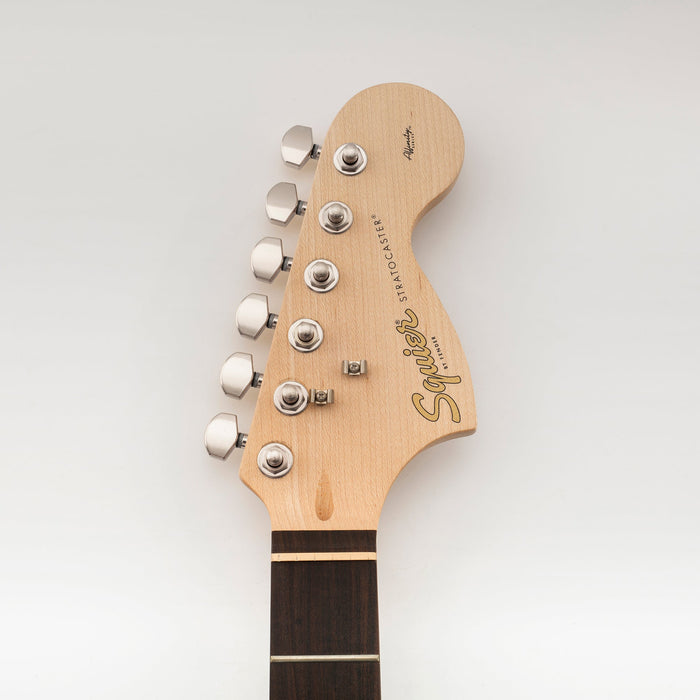 Musiclily Pro R15J Single 15:1 Ratio 1-Pin Full Sealed Locking Machine Head Bass Side Tuner Tuning Peg Key with Hex Button for SQ Strat Tele Style Electric Guitar