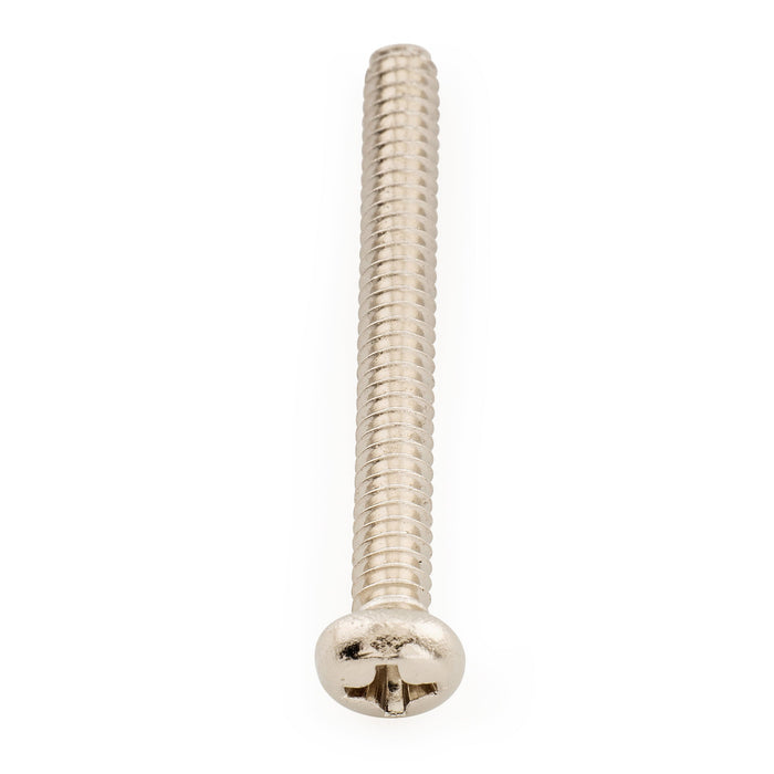 Musiclily Ultra UNC#6-32X1-1/4 Pollice Viti di Intonazione per Sella in Acciaio Inossidabile per Ponte Chitarra Elettrica e Basso USA, Nero (Set di 10)