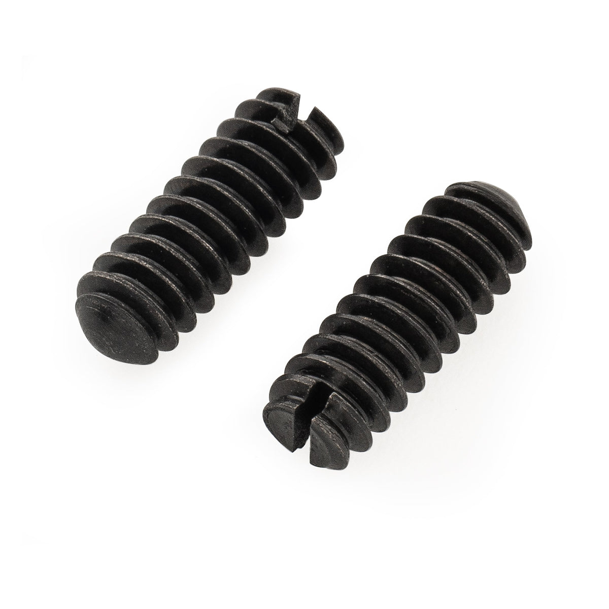 Musiclily Ultra UNC#6-32X3/8 Inch Stainless Steel Saddle Height Adjustment Screws Oval Point Slotted for USA Tele Style Electric Guitar Bridge, Black (Set of 20) Musiclily Ultra