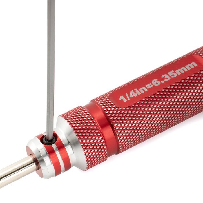 Musiclily Pro Llave de Vaso Hexagonal de Acero Endurecido 6,35 mm 1/4 Pulgada para Ajuste de Alma de Guitarra y Bajo