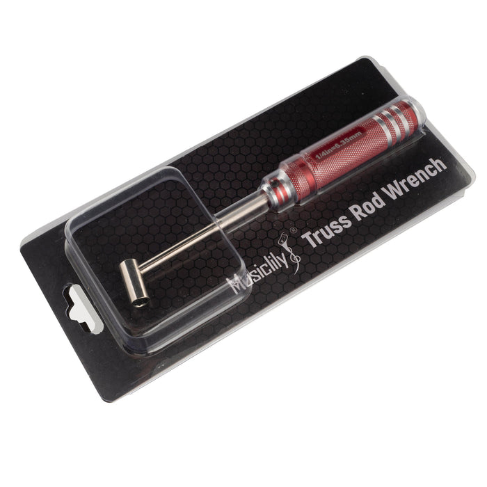 Musiclily Pro Llave de Vaso Hexagonal de Acero Endurecido 6,35 mm 1/4 Pulgada para Ajuste de Alma de Guitarra y Bajo