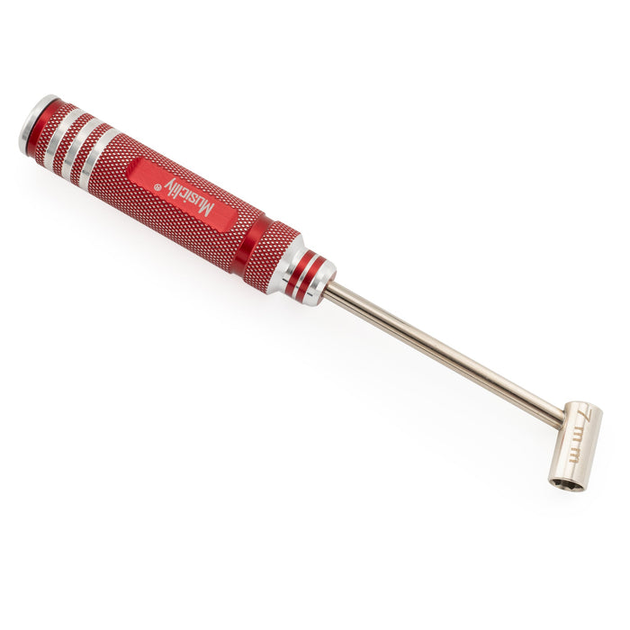 Musiclily Pro Llave de Vaso Hexagonal Métrica de Acero Endurecido de 7mm para Ajuste de Alma en Guitarra y Bajo