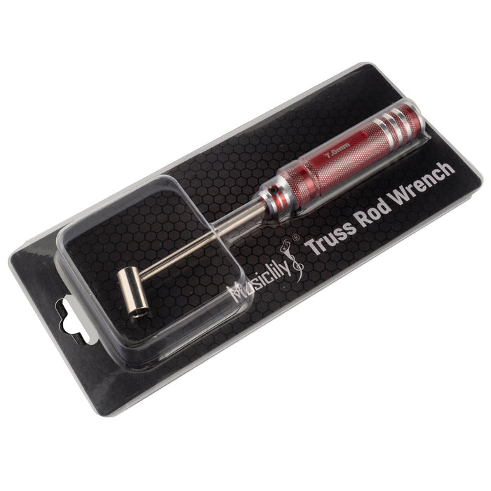 Musiclily Pro Llave de Vaso Hexagonal Métrica de Acero Endurecido de 7mm para Ajuste de Alma en Guitarra y Bajo