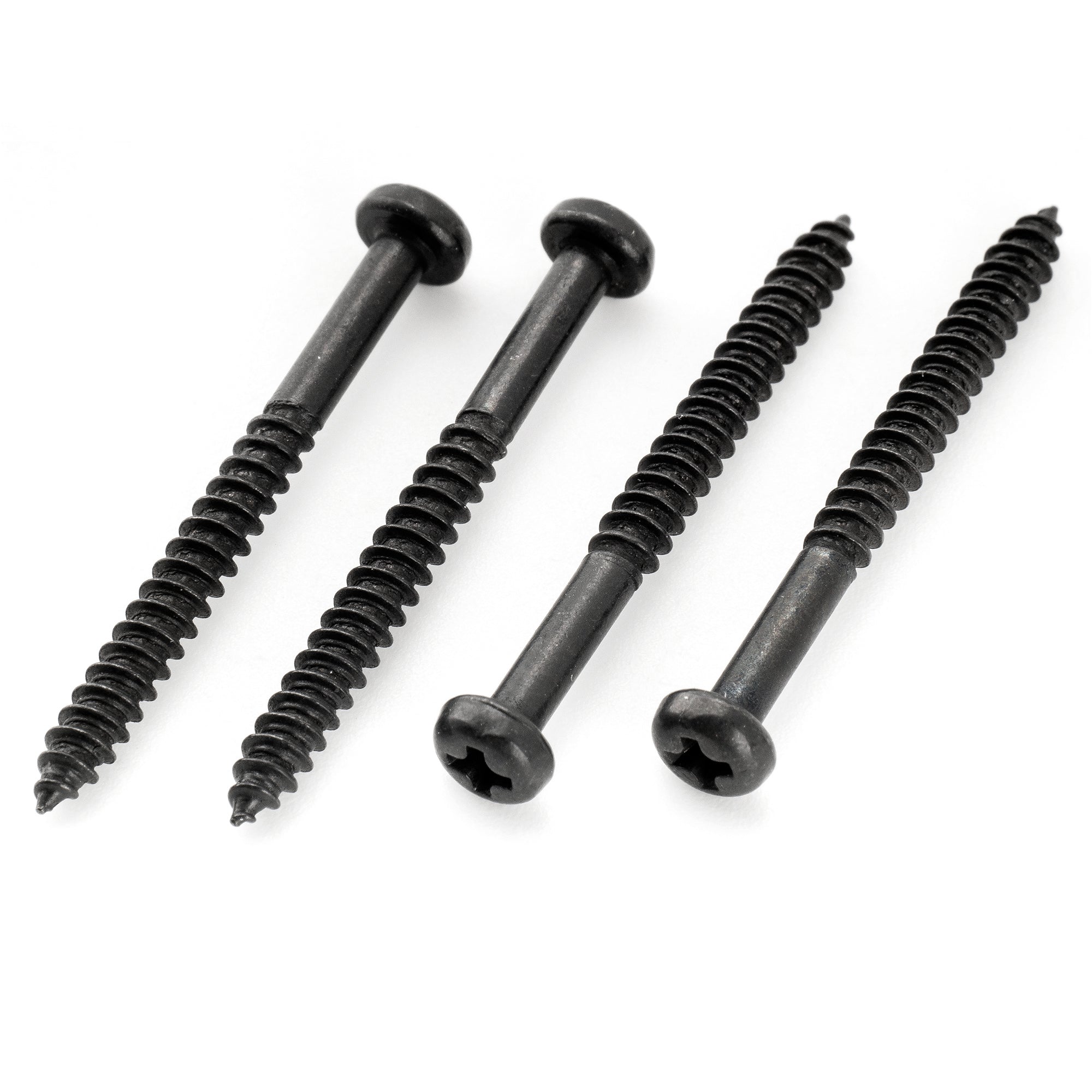 Tornillos de montaje de pastilla Musiclily Ultra de acero inoxidable métrico M2.5x25mm, cabeza Phillips y rosca parcial para guitarra eléctrica (Juego de 10)