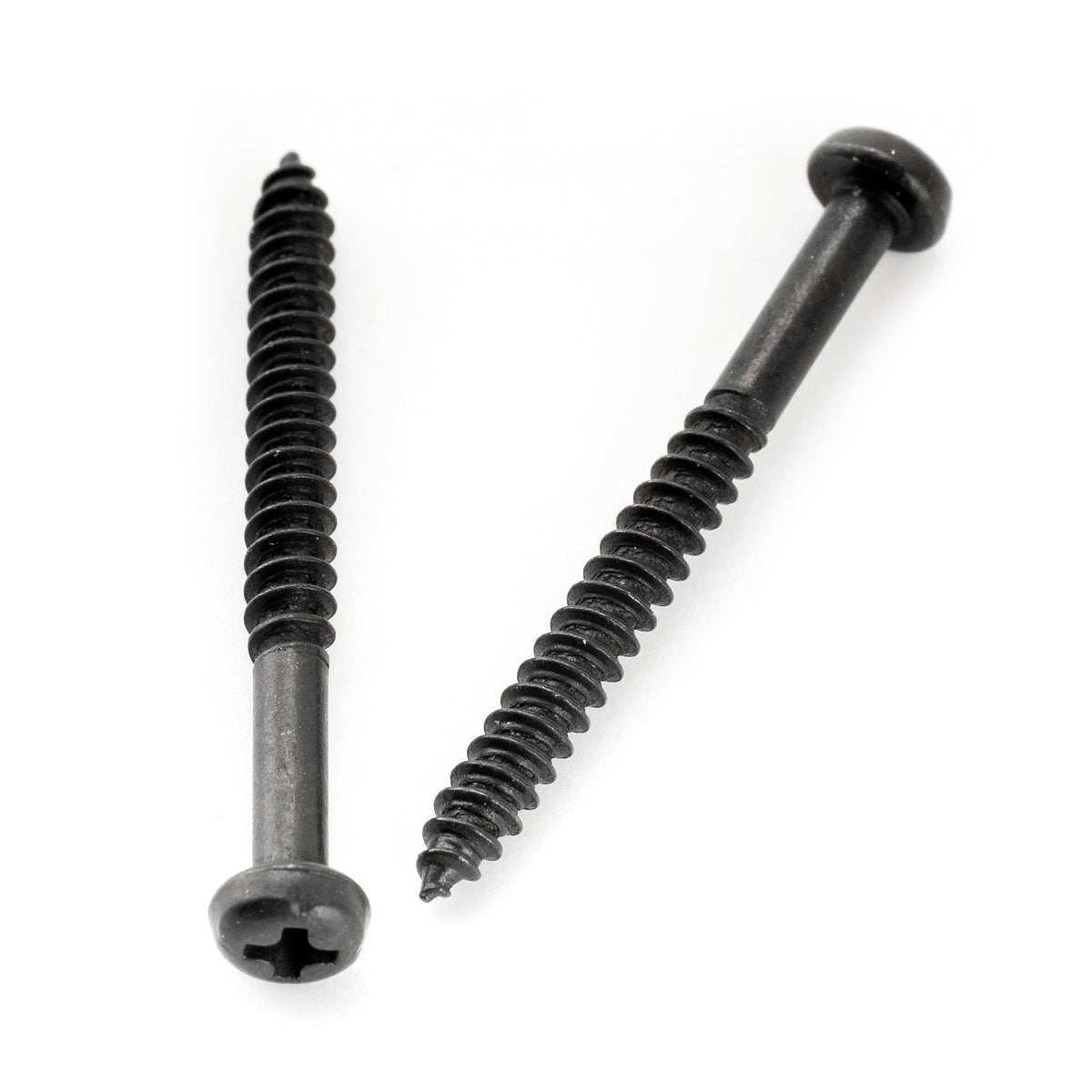 Tornillos de montaje de pastilla Musiclily Ultra de acero inoxidable métrico M2.5x25mm, cabeza Phillips y rosca parcial para guitarra eléctrica (Juego de 10)