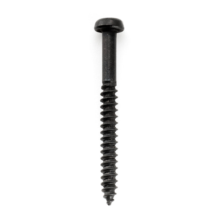 Musiclily Ultra Metric M2.5x25mm Stainless Steel Pickup Mounting Wood Screws Phillips Pan Head Half Thread for Electric Guitar (Set of 10)