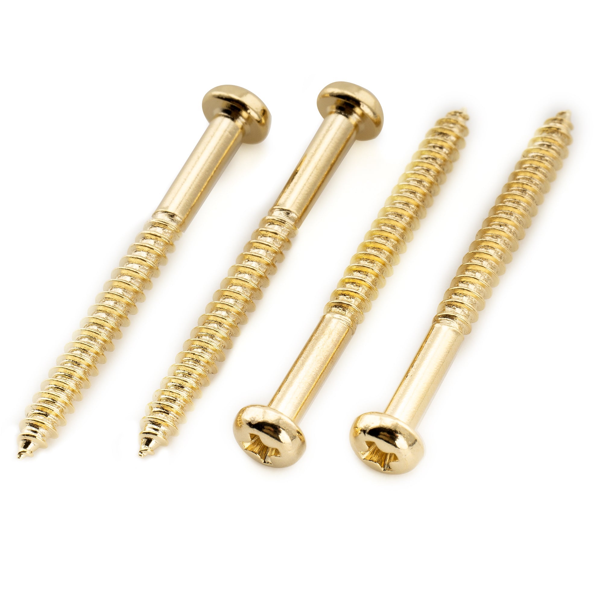 Tornillos de montaje de pastilla Musiclily Ultra de acero inoxidable métrico M2.5x25mm, cabeza Phillips y rosca parcial para guitarra eléctrica (Juego de 10)
