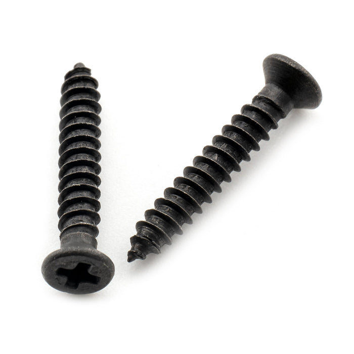 Musiclily Ultra Metric M2.6x16mm Stainless Steel Neck Humbucker Mounting Ring Screws Phillips Flat Head Countersunk for Electric Guitar (Set of 20)