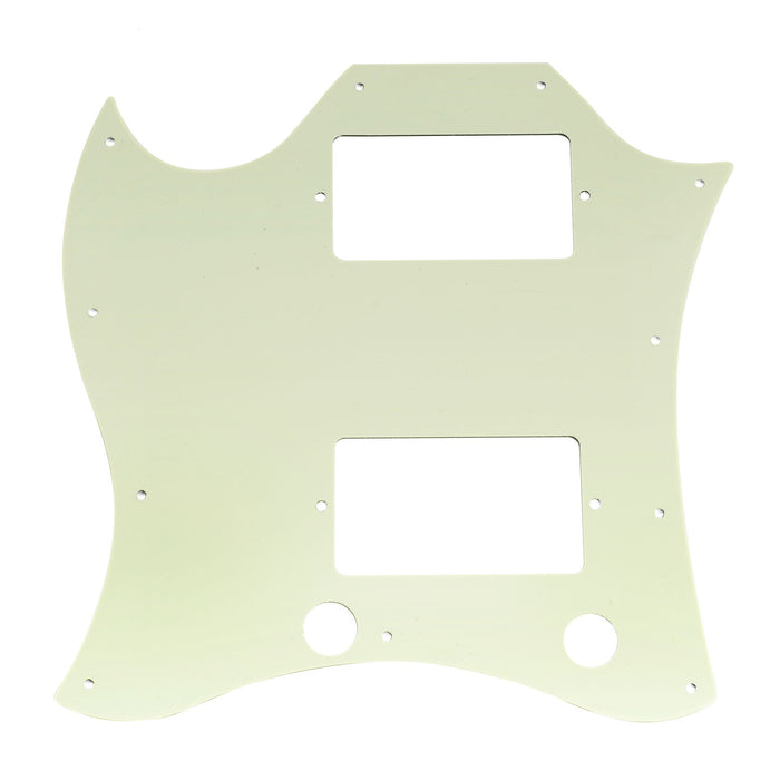 Musiclily Pro Guardapúas de guitarra de cara completa con 11 agujeros para EPI China Made SG Standard Electric Guitar