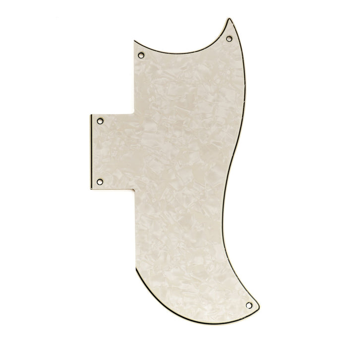 Musiclily Pro 5-Hole Half Face Guitar Pickguard for EPI China Made SG Standard 61 Electric Guitar