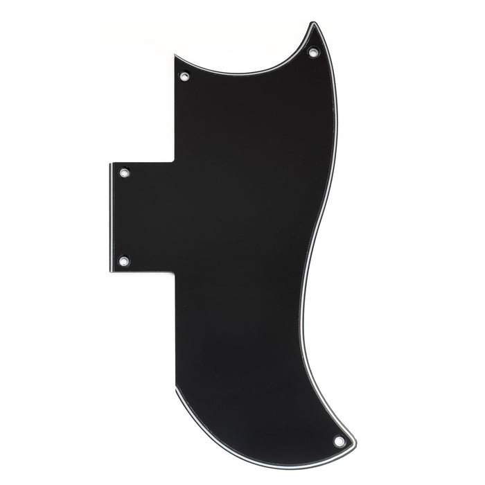 Musiclily Pro 5-Hole Half Face Guitar Pickguard for EPI China Made SG Standard 61 Electric Guitar